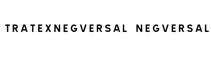 TRATEXNEGVERSAL NEGVERSAL  नि: शुल्क फ़ॉन्ट्स डाउनलोड