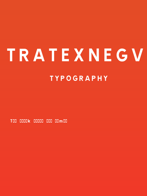 TRATEXNEGVERSAL NEGVERSAL Poster