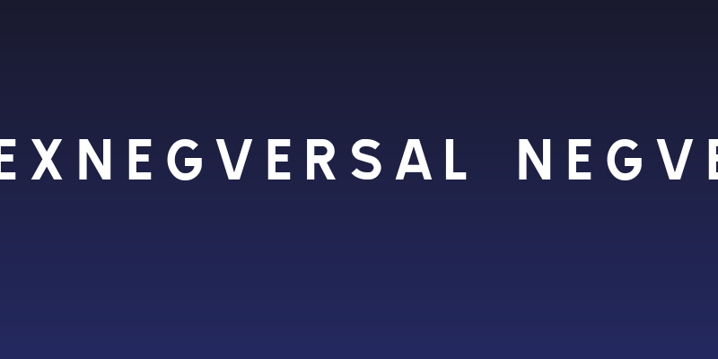 TRATEXNEGVERSAL NEGVERSAL Social Header