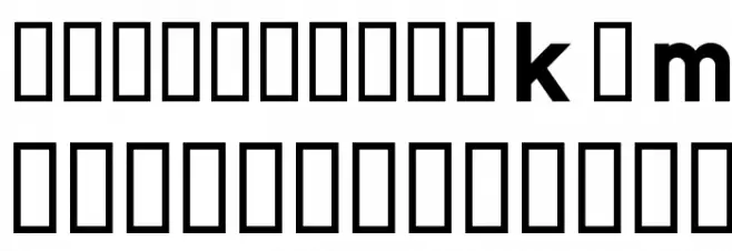 TRATEXNEGVERSAL NEGVERSAL Caratteri MINUSCOLO