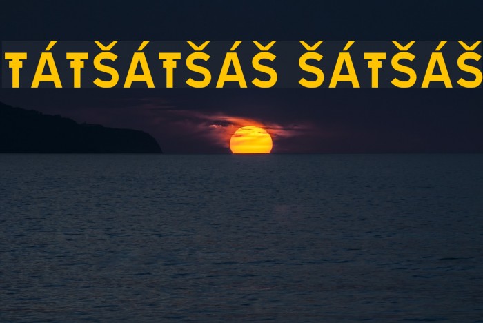 TRATEXSVARTSAMISK SVARTSAMISK Font examples