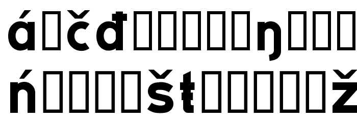 TRATEXSVARTSAMISK SVARTSAMISK Font LOWERCASE