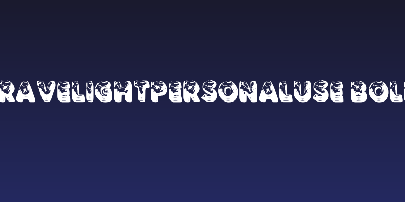 TRAVELIGHTPERSONALUSE-Bold Social Header