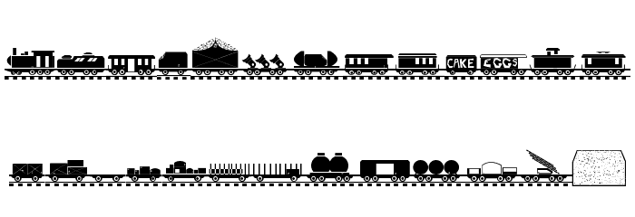 TREIN Font LOWERCASE
