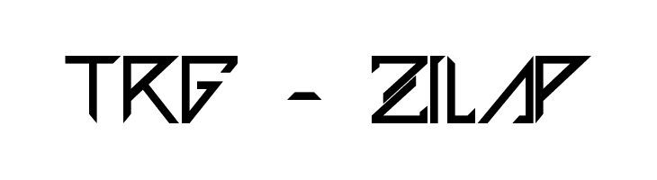 TRG - Zilap  font caratteri gratis