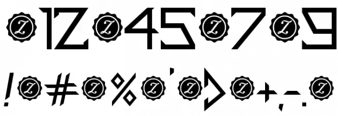 TRG - Zilap Font OTHER CHARS