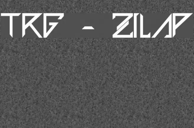 TRG - Zilap Font examples