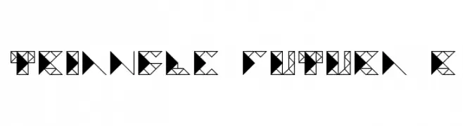 TRIANGLE FUTURA Regular  नि: शुल्क फ़ॉन्ट्स डाउनलोड