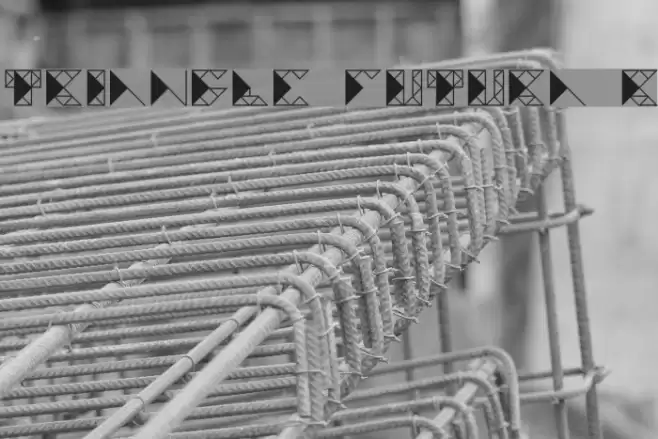 TRIANGLE FUTURA Regular Font examples