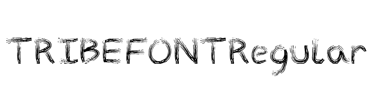 TRIBE FONT Regular Font