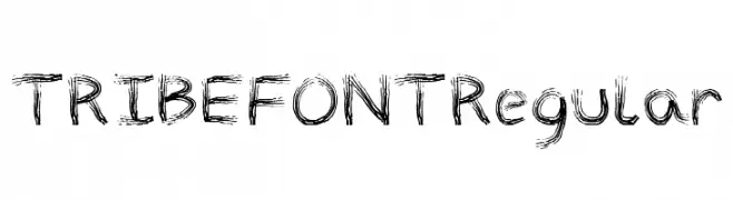 TRIBE FONT Regular  Frei Schriftart Herunterladen