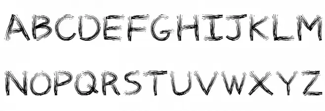 TRIBE FONT Regular Fonte MAIÚSCULAS