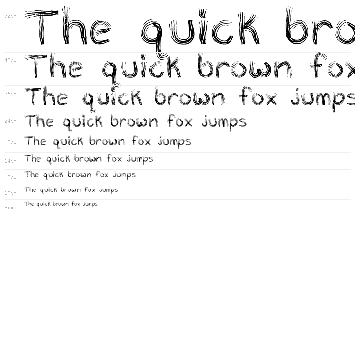 TRIBE FONT Regular Waterfall