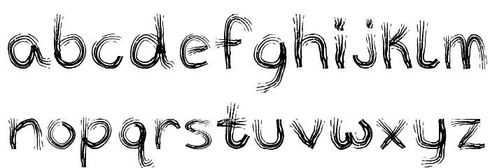 TRIBE FONT Regular Font LOWERCASE