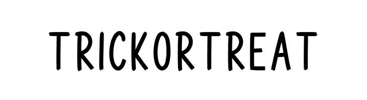 TRICK OR TREAT  font caratteri gratis