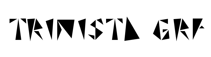 TRINISTA GRF  font caratteri gratis