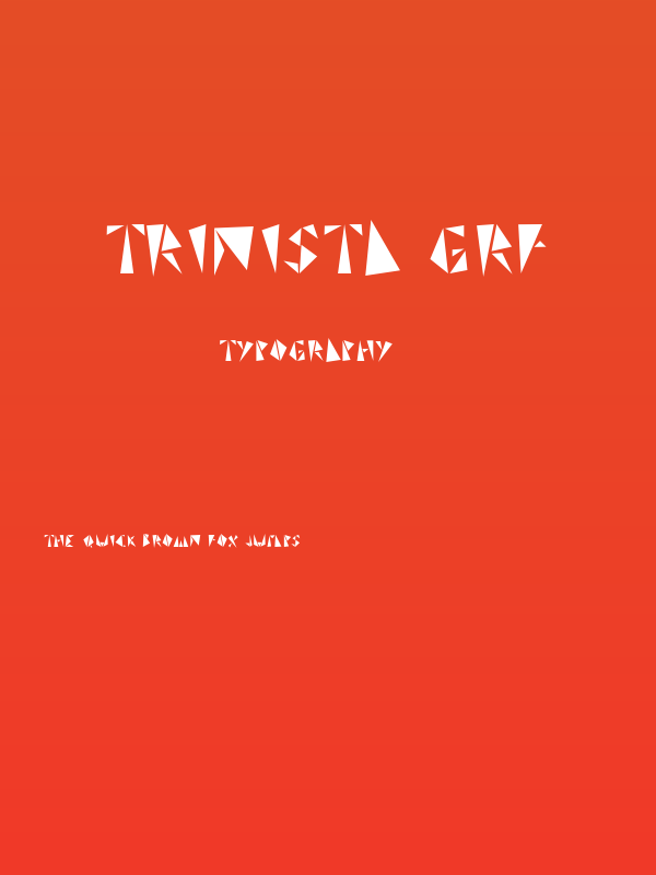 TRINISTA GRF Poster