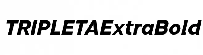 TRIPLETAExtraBold 