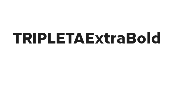 TRIPLETAExtraBold Logo