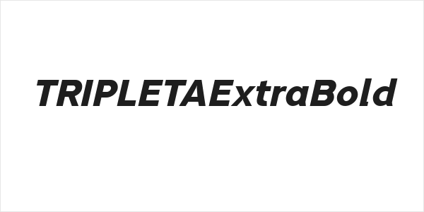 TRIPLETAExtraBold Logo