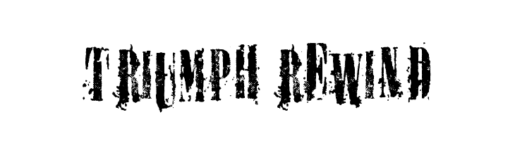 TRIUMPH REWIND  font caratteri gratis