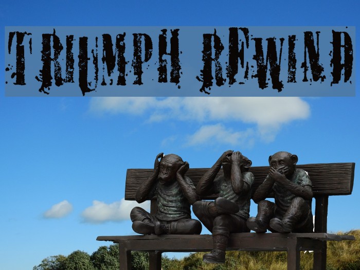 TRIUMPH REWIND Schriftart examples