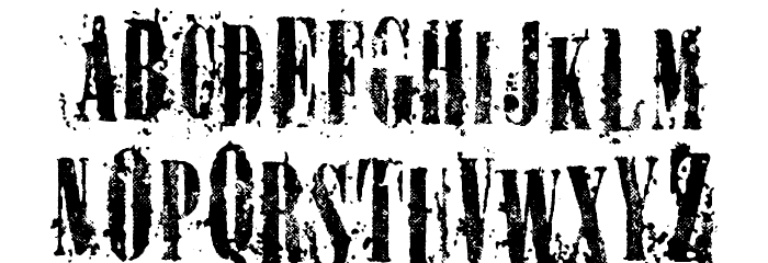 TRIUMPH REWIND Schriftart Kleinbuchstaben