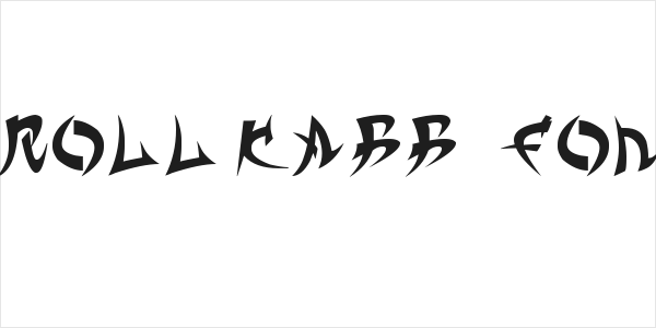 TROLL KABBç FONT Logo