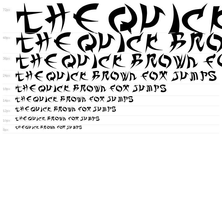 TROLL KABBç FONT Waterfall