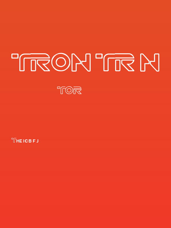 TRON muestre CINE1 Poster