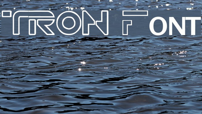 TRON Font examples