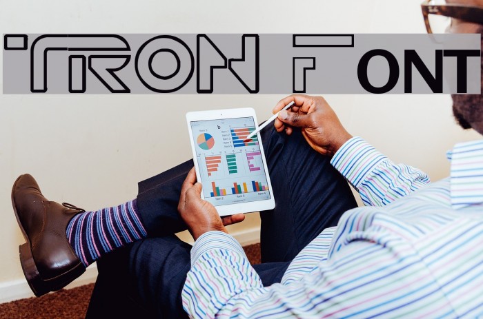 TRON Font examples