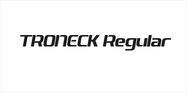 TRONECK Regular Logo