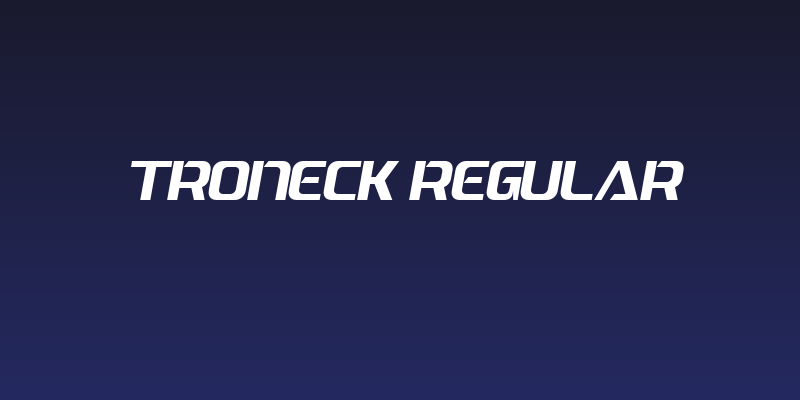 TRONECK Regular Social Header