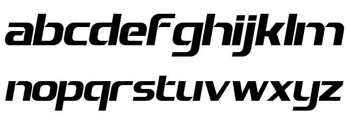 TRONECK Regular Caratteri MINUSCOLO