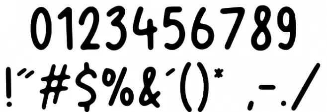 TROPICAL ORANGE Font OTHER CHARS