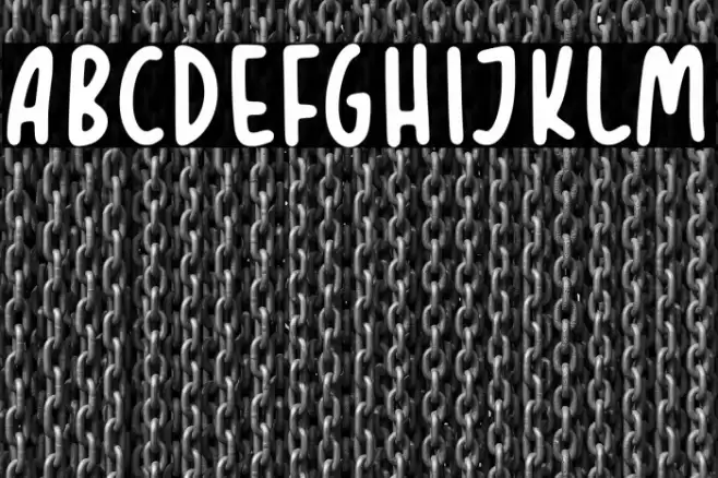 TROPICAL ORANGE Font examples