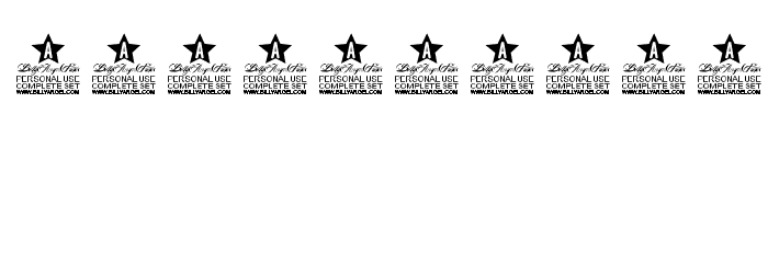 TROUBLE Personal Use Font OTHER CHARS