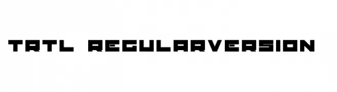 TRTL Regular:Version 1.00  Free Fonts Download