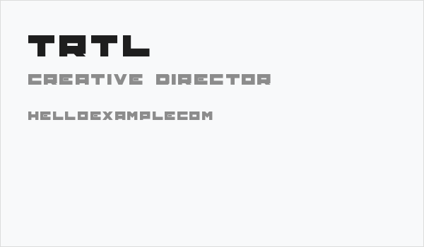 TRTL Business Card
