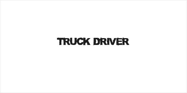 TRUCK DRIVER Logo