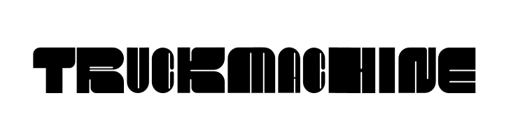 TRUCK MACHINE  font caratteri gratis