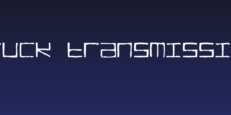 TRUCK Transmission Social Header