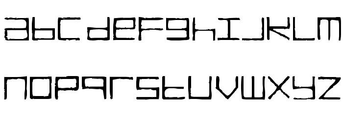 TRUCK Transmission Font LOWERCASE