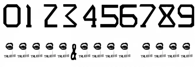 TRUEblood Font OTHER CHARS