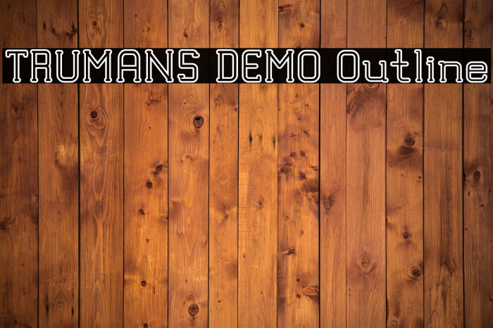 TRUMANS DEMO Outline Example 2