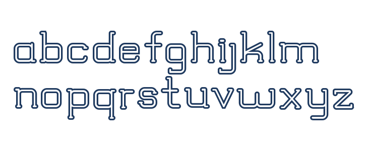 TRUMANS DEMO Outline Lowercase