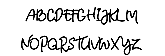 TRUMANS DEMO Script Font OTHER CHARS