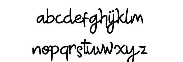 TRUMANS DEMO Script Font LOWERCASE