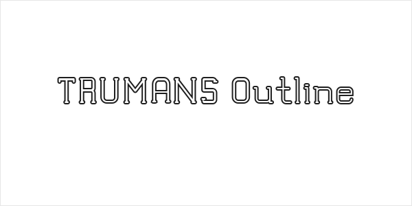 TRUMANS Outline Logo